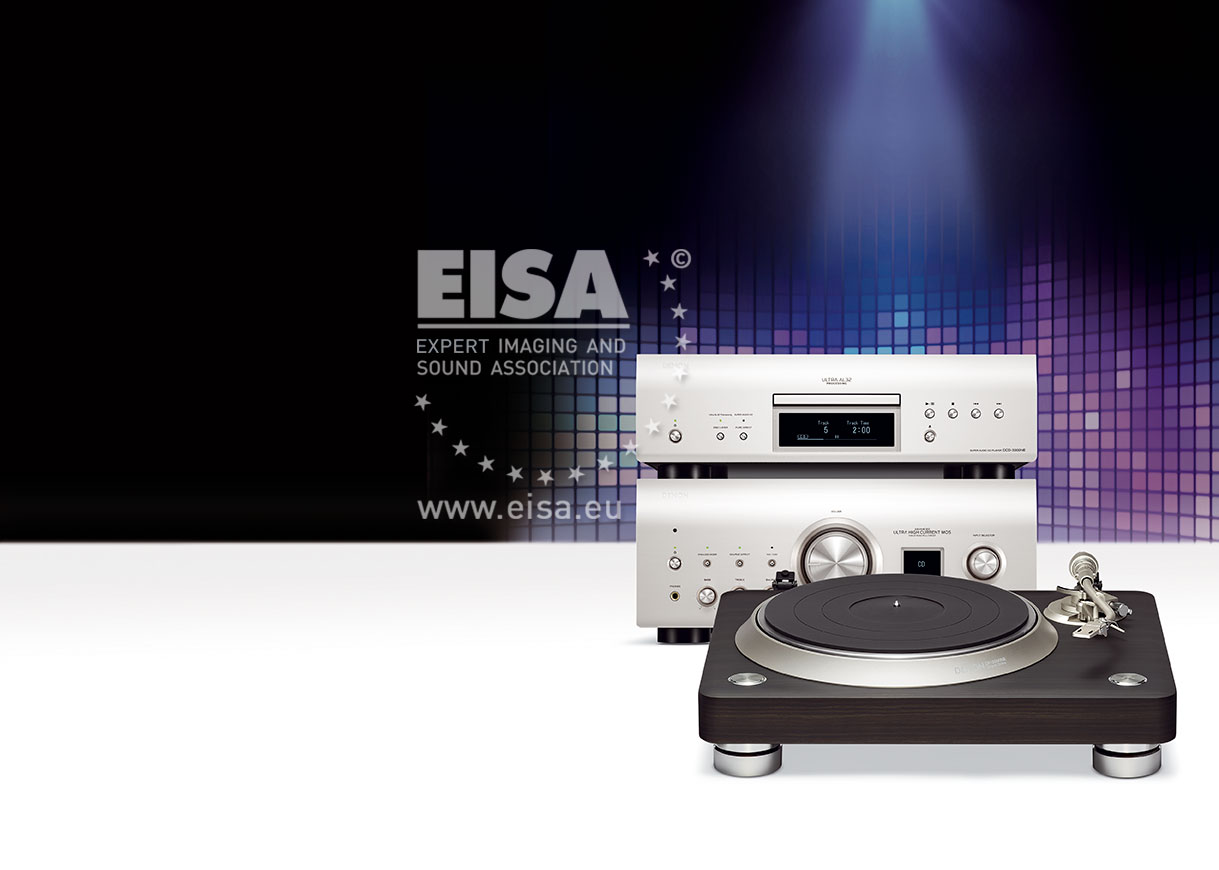 Denon DP-3000NE, DCD-3000NE in PMA-3000NE prejemniki EISA nagrade za najboljši HiFi sistem
